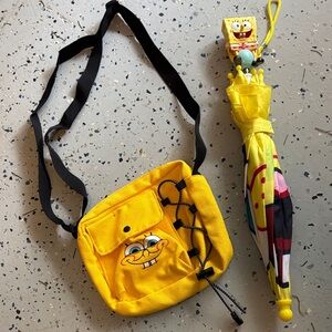 SpongeBob crossbody and Umbrella